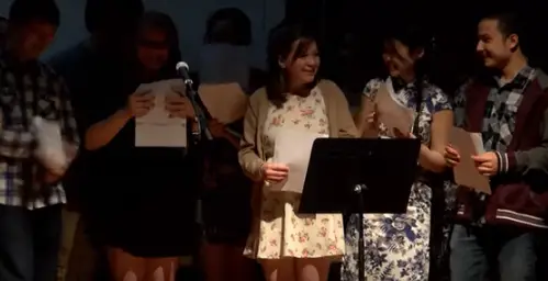 10th Graders singing Gongxi Song